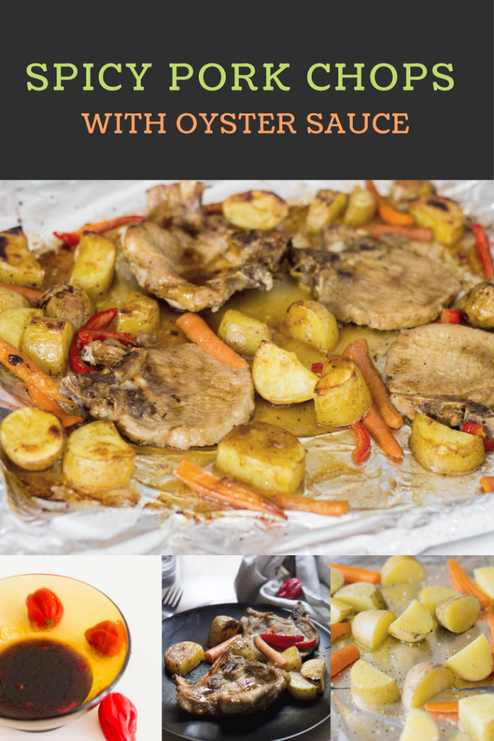 One sheet Spicy Pork chops with Oyster Sauce The Cookware Geek The