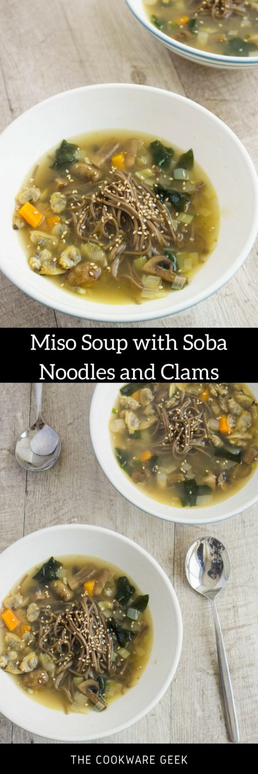 Miso Soup with Soba Noodles and Clams The Cookware Geek