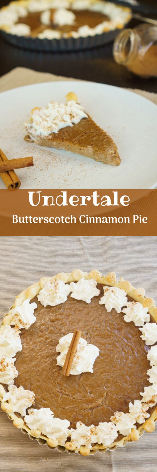 Undertale Butterscotch Cinnamon Pie The Cookware Geek