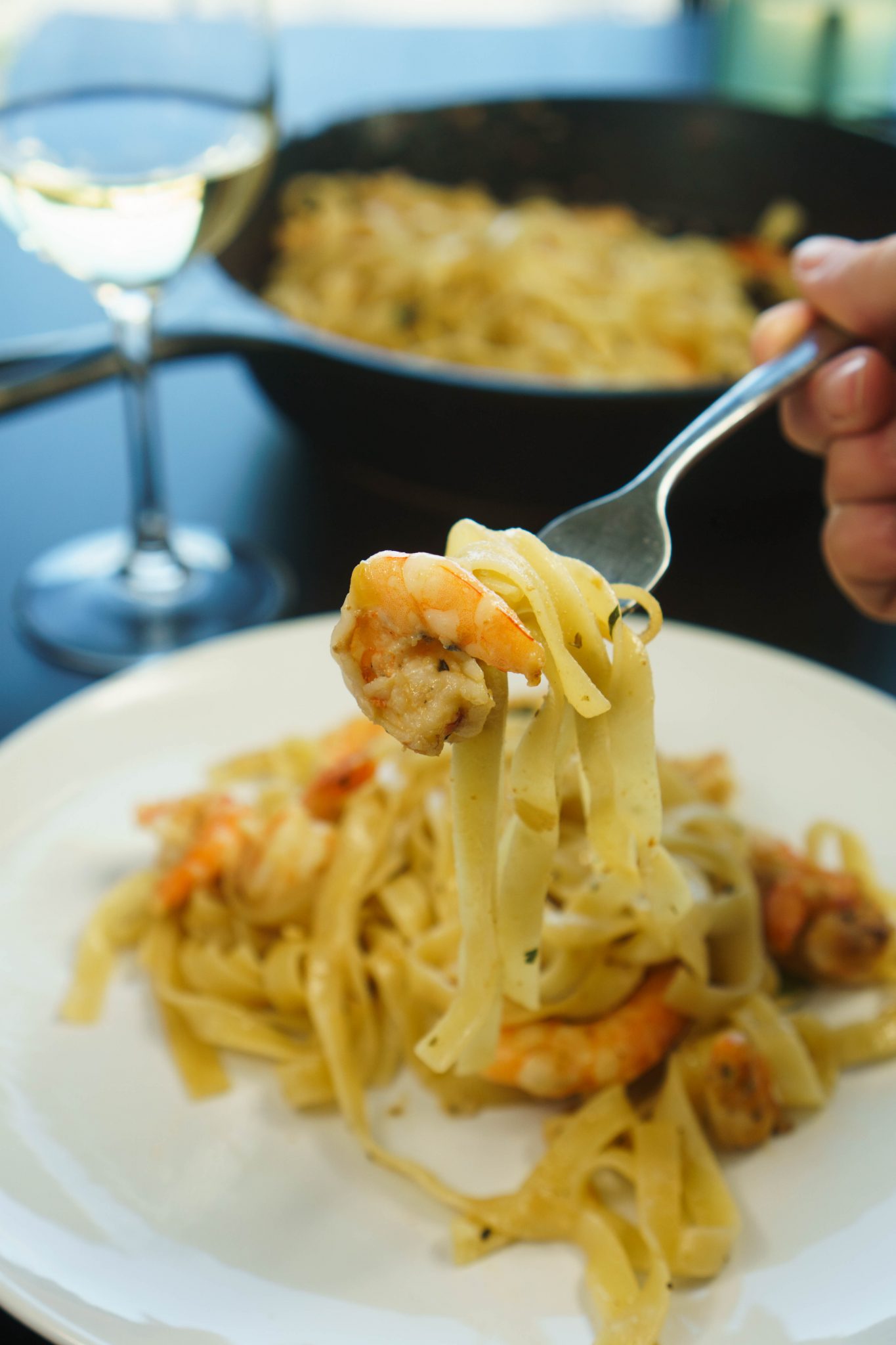 Prawn Tagliatelle The Cookware Geek