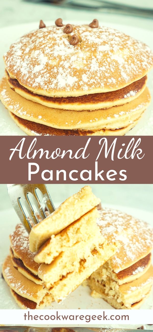 Almond Milk Pancakes (Dairyfree) The Cookware Geek