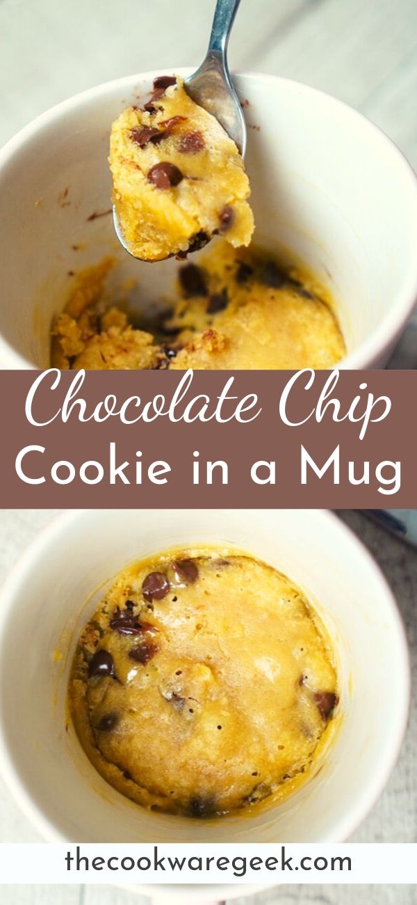 Easy Peasy Chocolate Chip Cookie in a Mug The Cookware Geek