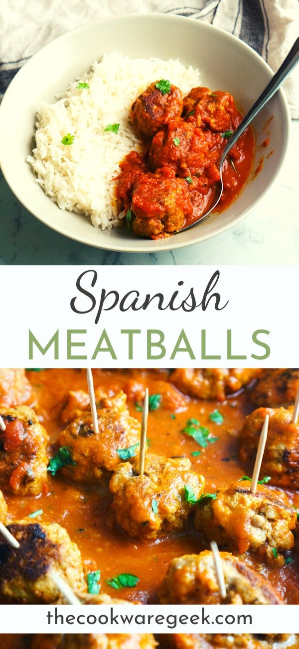 Spanish Meatballs with Tomato Sauce (Albondigas) The Cookware Geek