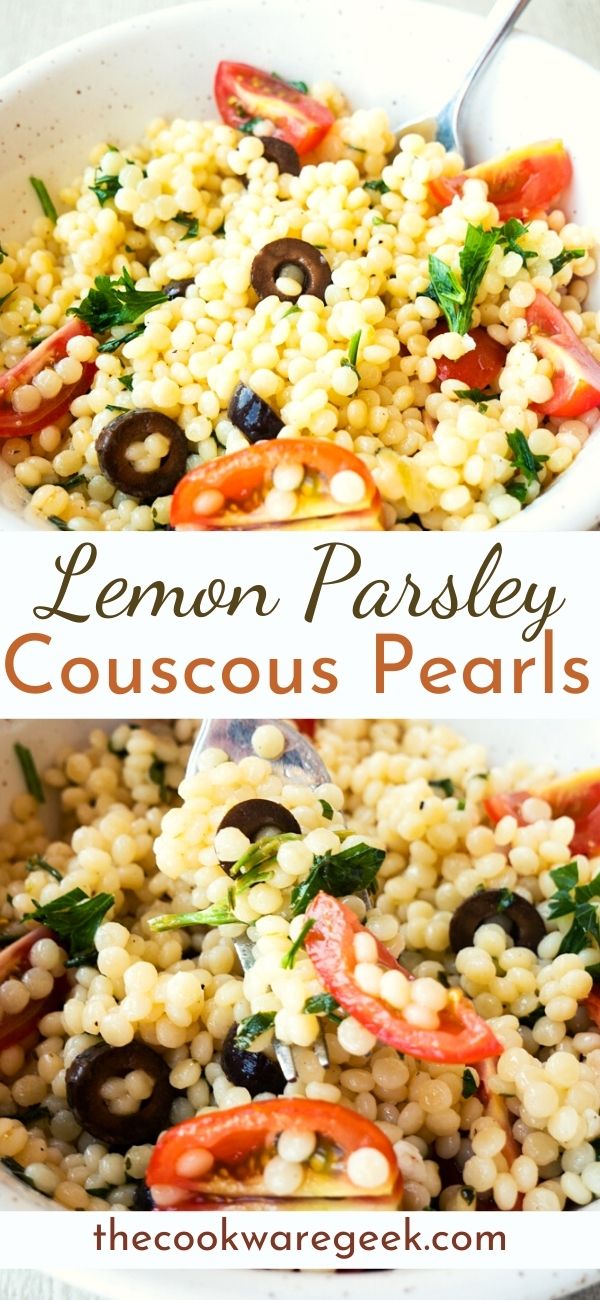 Lemon and Parsley Couscous Pearls The Cookware Geek